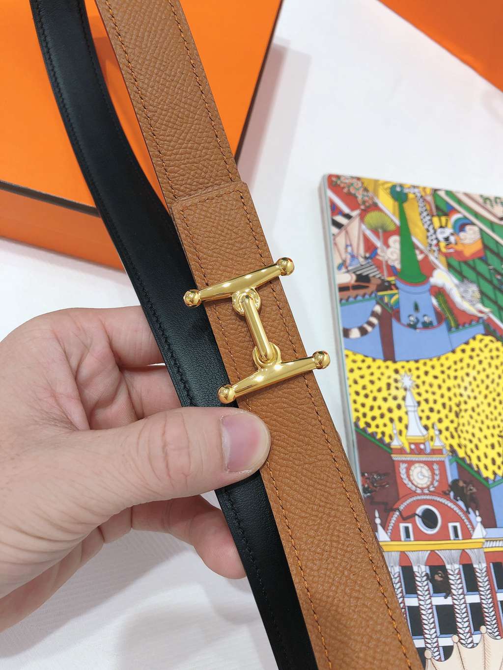 H**mes belts 24mm